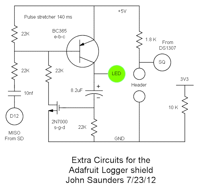 Added logger shield circuits