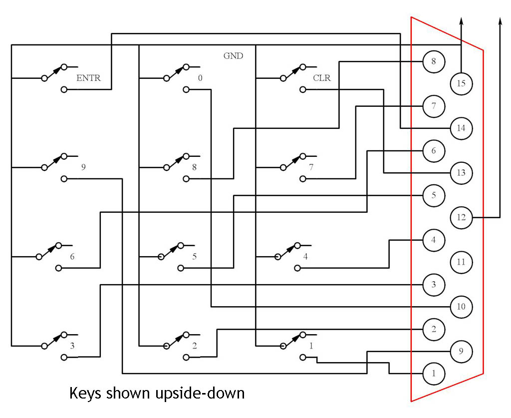 Keypad Schematic