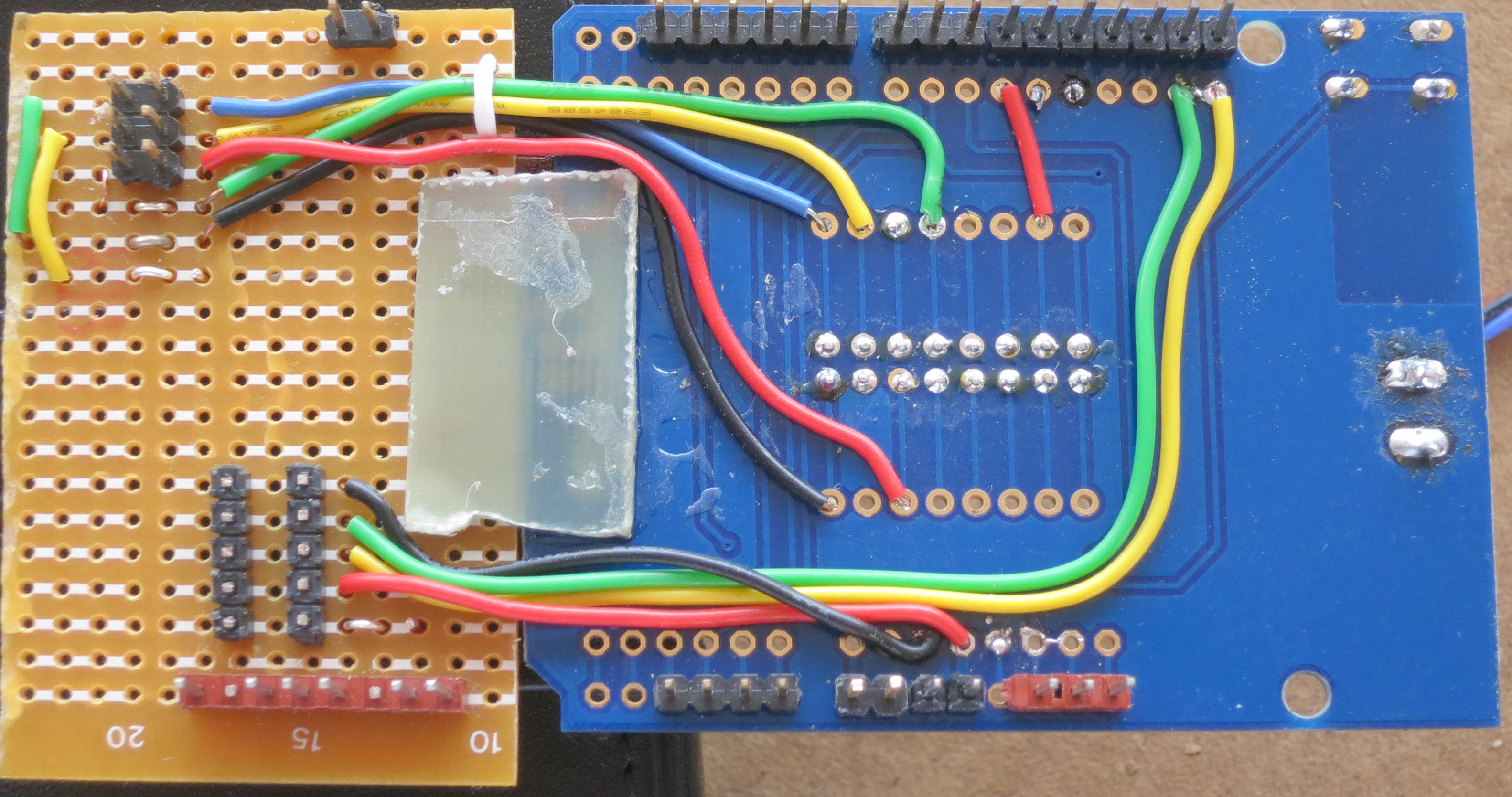 underside of Mega shield